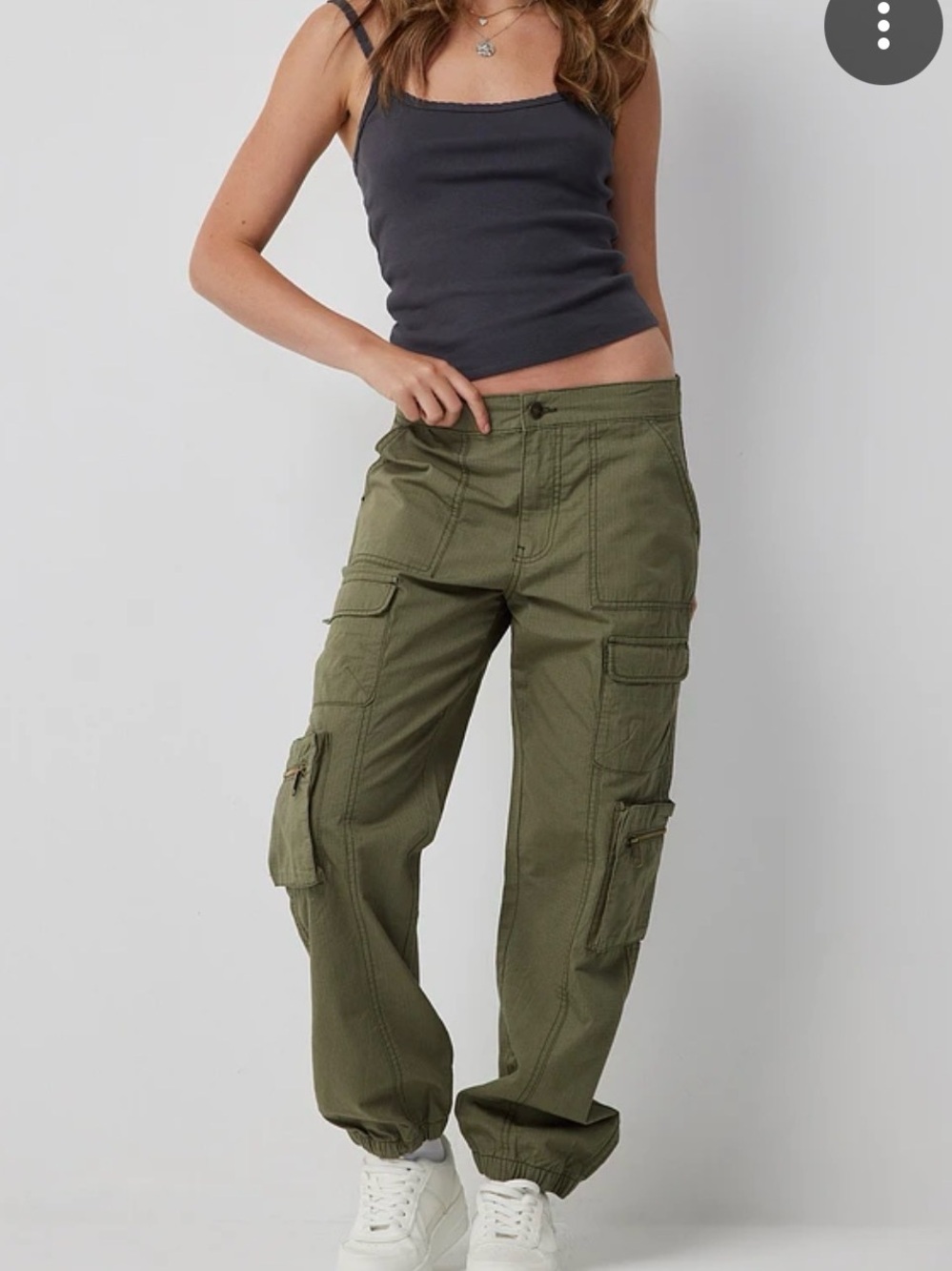Reitmans Cotton Cargo Jogger Pants